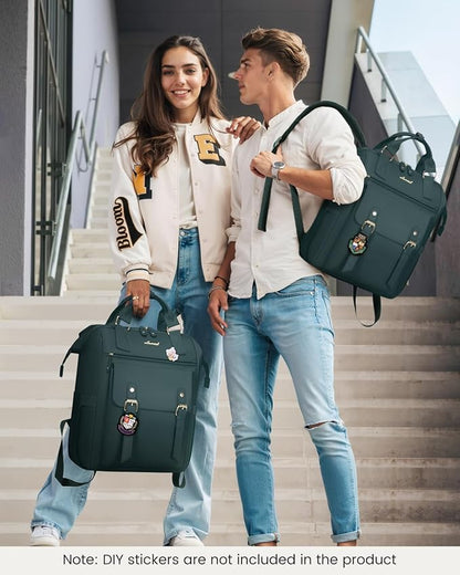 LOVEVOOK Laptop Backpack for Women Work Travel Backpack Purse, Nurse Bags - Image 2