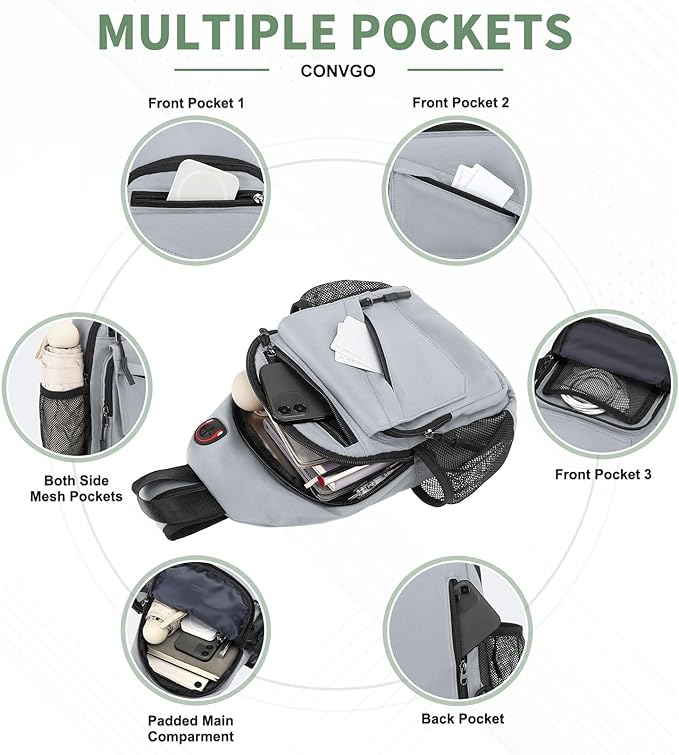 Small Crossbody Bag Casual Sling Bag - Image 5