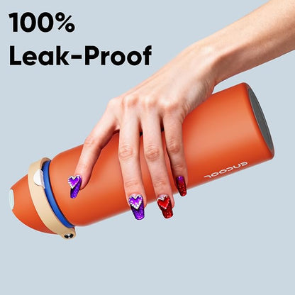 Insulated Water Bottle with Straw - Image 6