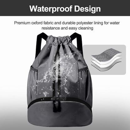Hoedia Sports Drawstring Backpack - Image 3