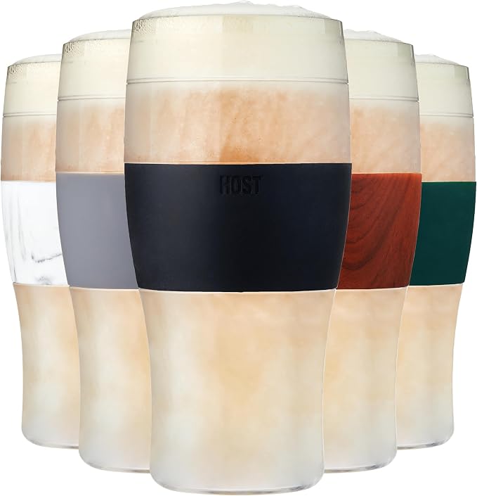 Host FREEZE Beer Glasses, Frozen Beer Mugs, Freezable Pint Glass Set, Insulated - Image 15