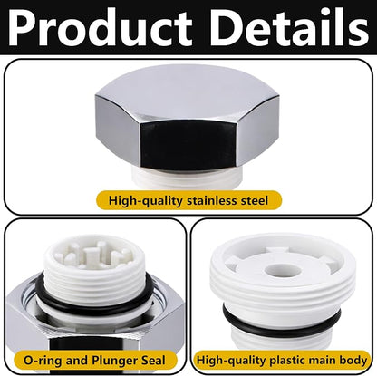 4 Pack Vacuum Breakers Outside Faucet, Stainless Steel Vacuum Breaker Repair - Image 3