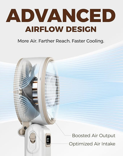 Diveblues Portable Turbo Fan, 100 Speed Handheld Fan - Image 3