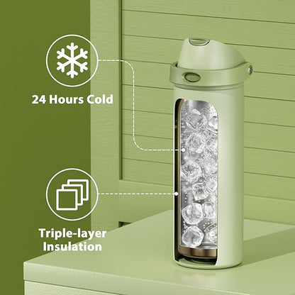 24 oz Insulated Water Bottle - Image 5