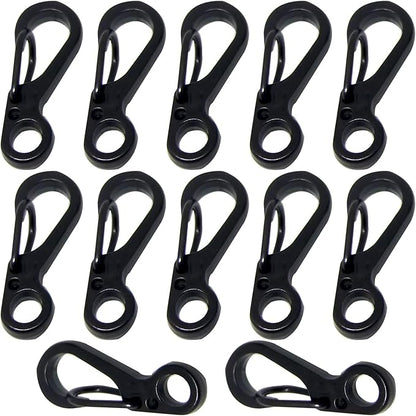 Mini Carabiner Clips with Metal Spring Wiregate Hook and Little Eye Hole by Bytiyar
