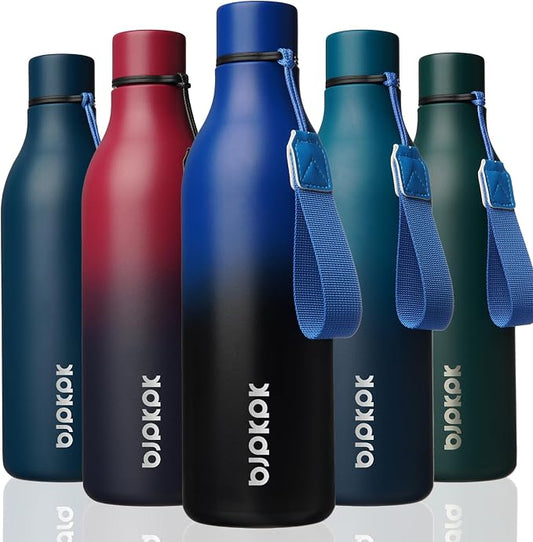 BJPKPK Insulated Water Bottles, 25 oz Stainless Steel Metal Water Bottle by BJPKPK