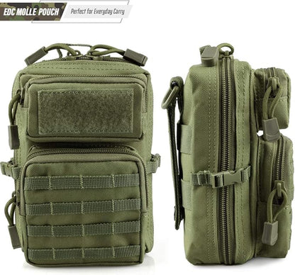 LIVANS Tactical Molle Utility Pouch, EDC Tool Pouch Tactical Phone Pouches Mini - Image 4
