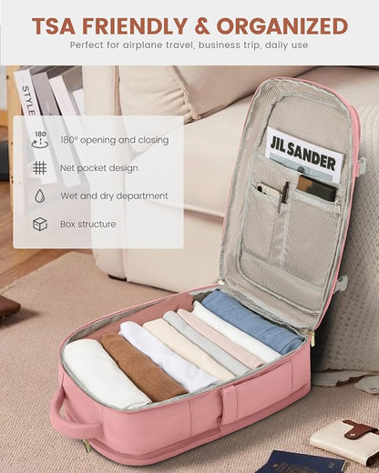 LOVEVOOK Travel Backpack For Women, 40L Carry On Backpack Flight Approved - Image 5
