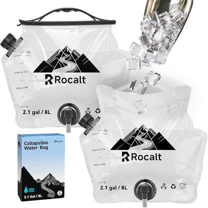 Rocalt 2 Pack Collapsible Water Container by Rocalt