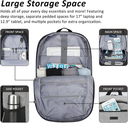 MAXTOP Travel Laptop Backpack Business Anti-theft Backpacks Water Resistant - Image 2