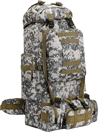 100L Camping Hiking Backpack, Molle military Tactical rucksack backpack by HongXingHai