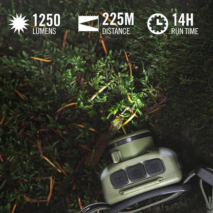 Coast FL95R 1250 Lumen Rechargeable Plus LED Headlamp - Image 2