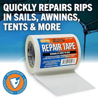 Better Boat Repair Tape for Fabric and Vinyl 30ft x 3in, Heavy Duty - Image 5