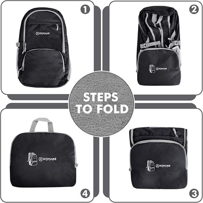 ZOMAKE Lightweight Packable Backpack 30L, Foldable Hiking Backpacks Water - Image 6