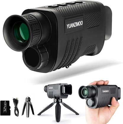 Upgraded Night Vision Monocular Digital Infrared Monocular Telescope by YUANZIMOO