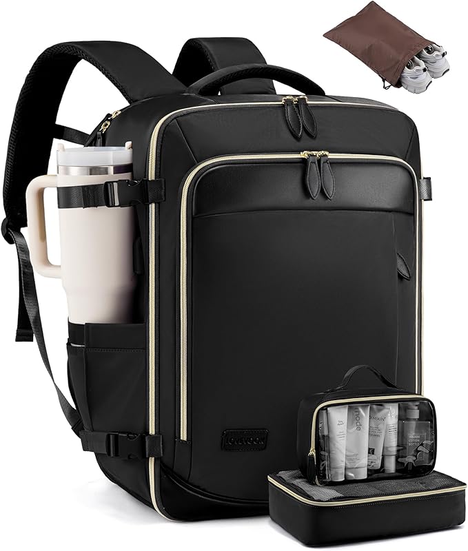 LOVEVOOK Travel Backpack for Women, 40L Carry On Backpack by LOVEVOOK