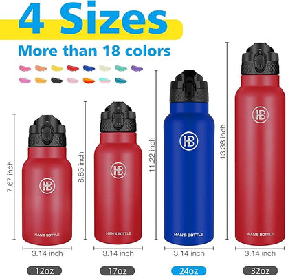 Han's Bottle Sports Water Bottle - 24 Oz - Image 2