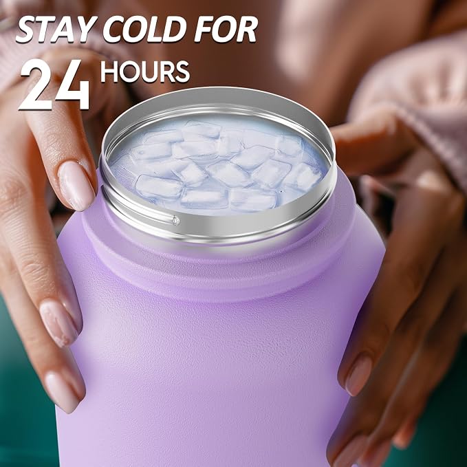 Navigate 40 oz Stainless Steel Insulated Water Bottle, Double Walled Leak Proof - Image 7