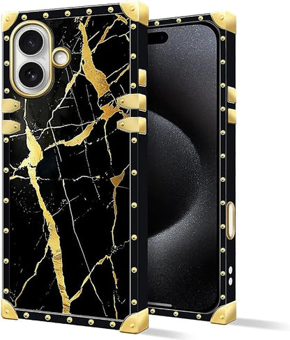 for iPhone 17 Case Luxury Golden Decoration - Image 2