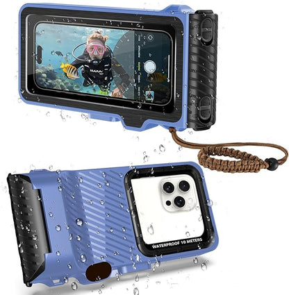 Underwater Phone Case for Snorkeling & Diving, IP68 Waterproof Case for Swimming by Transy