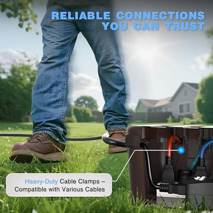 Flemoon Outdoor Electrical Box Waterproof, IP54 Waterproof Extension Cord Cover - Image 8