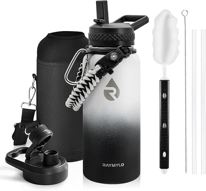 RAYMYLO Insulated Water Bottle 32 oz, Triple Wall Vacuum Stainless Steel by RAYMYLO