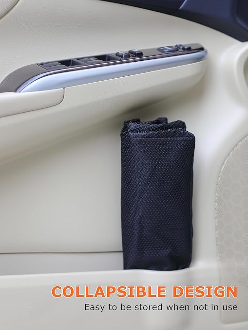 Ginsco New Leak-Proof Travel Car Trash Bag, 3.5 Gallons Large Capacity Hanging - Image 7