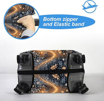 Luggage Cover Protector for 19-20 Inch Suitcases, TSA Approved Elastic Travel - Image 5