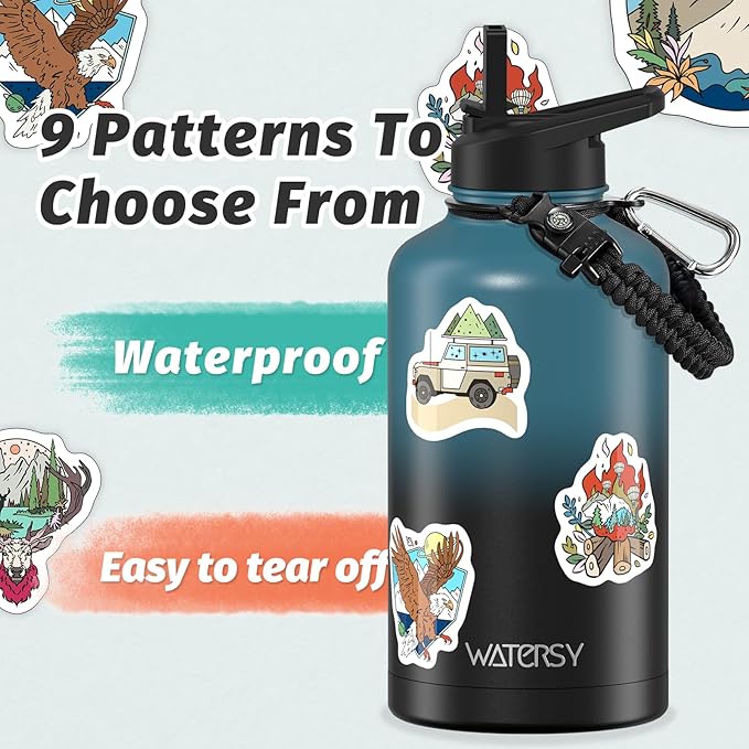 64oz Insulated Water Bottle, BPA Free&Leak Proof, Half Gallon Stainless Steel - Image 4