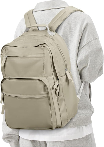 Khaki Backpack for Women Men by PAUBACK