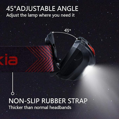 Vekkia Ultra Bright LED Headlamp-5 Lighting Modes, Camping Accessories Gear. - Image 4