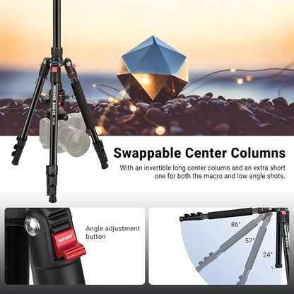 NEEWER Basics 72" / 182 cm Travel Tripod Monopod - Image 4