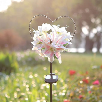 Starryfill Garden Solar Lights Outdoor Heart-Shaped - Image 4