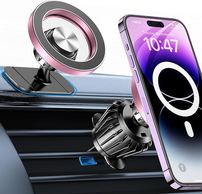 Kaistyle for Magsafe Car Mount【20 Strong Magnets】Magnetic Phone Holder for Car by Kaistyle