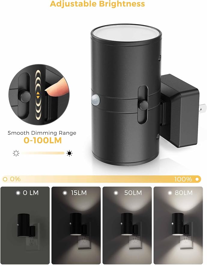 L LOHAS LED Motion Sensor Night Light, Bright Nightlight, 5000K Daylight White - Image 4