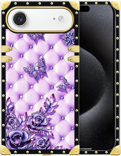 for iPhone 17 Air Case Luxury Golden Decoration by Unknown