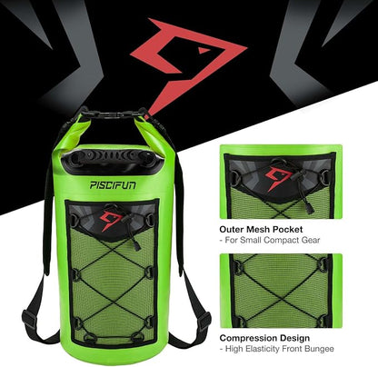 Piscifun Dry Bag, Waterproof Floating Backpack 10L/20L/30L/40L - Image 6
