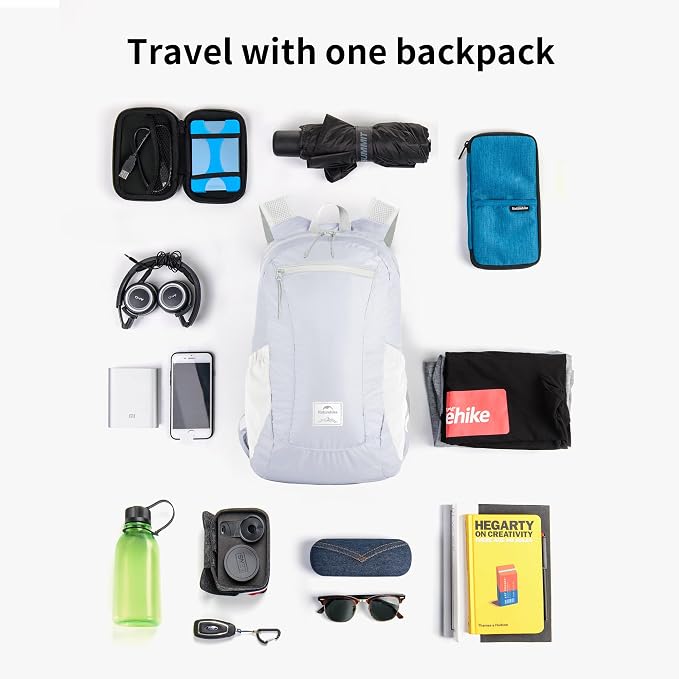 Naturehike 18L Lightweight Hiking Daypack, Waterproof Camping Packable Backpack - Image 4