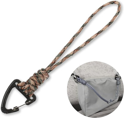 3-Pack Tactical Paracord Carabiner Keychain – Adjustable Rope Lanyard - Image 8