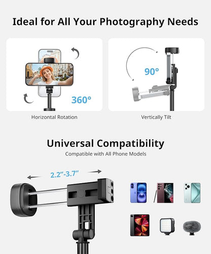 Fuloview 72'' Selfie Stick Tripod, Tripod - Image 4