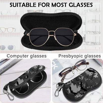 Glasses Case Sunglasses Eyeglass Soft Case Zipper Light Neoprene Pouch - Image 3