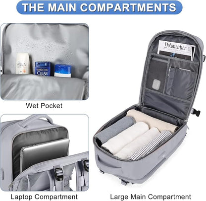 coofay Personal Item Travel Backpack - Image 5