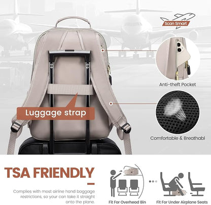 LOVEVOOK Laptop Backpack for Women 17.3 inch, Cute Womens Travel Backpack Purse - Image 6