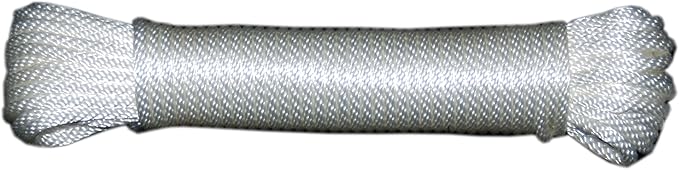 T.W Evans Cordage 44-060 3/16-Inch Solid Braid Nylon Rope 100-Feet Hank by T.W+.+Evans+Cordage+Co.