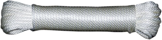 T.W Evans Cordage Co. 44-080 1/4-Inch Solid Braid Nylon Rope 100-Feet Hank by Unknown