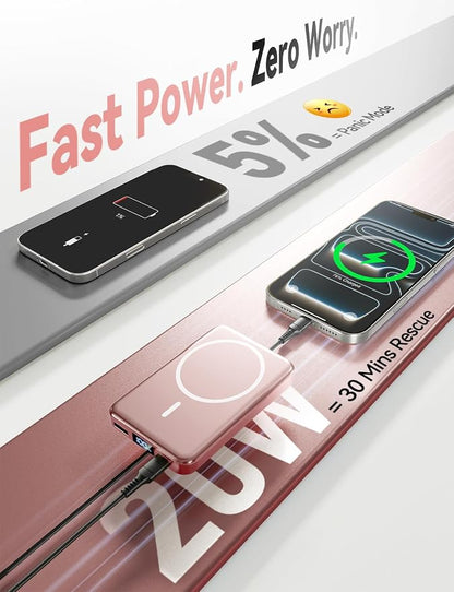 Aobbow Magnetic Portable Charger, 10000mAh - Image 3