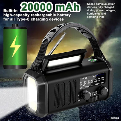 Leaton Emergency Hand Crank NOAA Weather Radio - Image 6