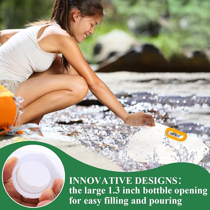 Tessco for you 1 Pcs 1.3 Gallon Collapsible Water Storage Bag Water Container - Image 4