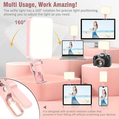 ALTSON 60 LED Portable Selfie Light Video Conference Lighting - Image 2