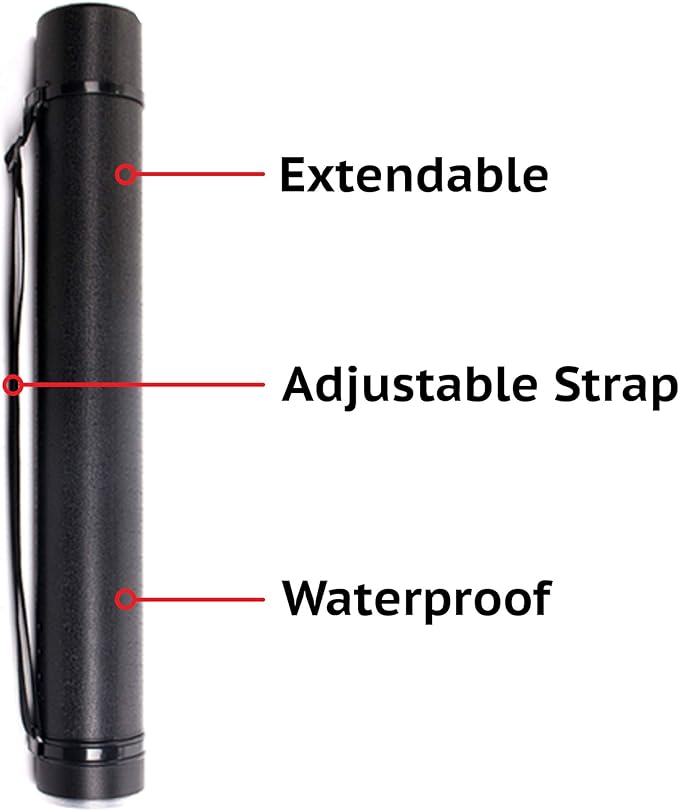 CALPALMY 2-Pack Extendable Poster Tubes Expand from 24.5” to 40” - Image 4
